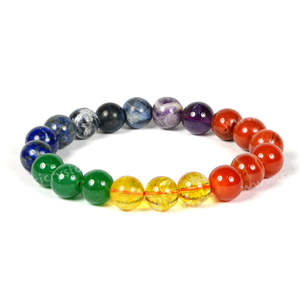 Pulsera de Cristal de 7 Chakras, Piedra Preciosa Natural Curativa para Equilibrio y Energía - Product Image 5