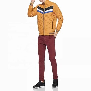 Veste d'hiver pour hommes avec logo personnalisé en usine OEM Décoration de broderie chaude à fermeture éclair à bulles imperméable et coupe-vent en gros - Product Image 2