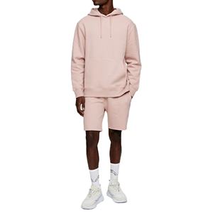 Conjunto de ropa de calle ligera de dos piezas para hombre, Conjunto elegante de Sudadera con capucha y pantalones cortos, ropa cómoda informal de verano - Product Image 1