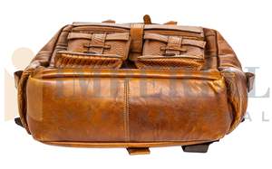 Élégant nouveau sac à dos en cuir véritable à la mode épaule chaîne ajustée poignée fermeture éclair personnalisable génial créatif - Product Image 5