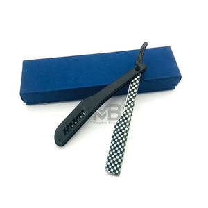 อุปกรณ์เสริมความงาม มีดโกนหนวดสำหรับผู้ชาย ใบมีดเหล็ก พร้อมด้ามจับทันสมัย มีดโกนแบบพับได้ สแตนเลสสตีล - Product Image 1