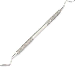 Dental Crane Kaplan Scaler Grafting Curved Blade Double Ended Surgical Implant Instruments - Product Image 1