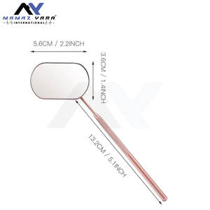 Custom Logo Lash Checking Mirror Stainless Steel Customize Shape Color Eyelash Extension Mirror Make up - Product Image 3