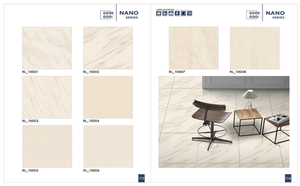 Baldosas de porcelana de 600x600mm con aspecto de acabado brillante al por mayor de diseño premium para casa y Villa. - Product Image 2