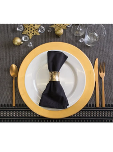 Light <b>Hammered</b> Designing Napkin Rings Serviette Cloth Napkin Roll <b>Holder</b> Brass Napkin Rings Dinning Tableware Accessories Ring - Product Image 6