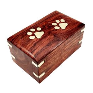 Urnes en bois artisanales pour cendres d'animaux de compagnie Urne funéraire pour adultes Urnes pour animaux de compagnie en bois sculptées à la main pour chiens cendres de chat - Product Image 5