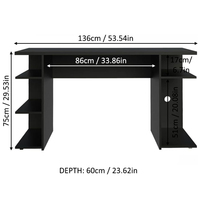 Table de jeu PC en promotion – Bureau gamer pour ordinateur