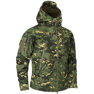 Chaqueta Softshell para Hombre, Ropa Táctica, Chaqueta Impermeable y Cortavientos - Product Image 1
