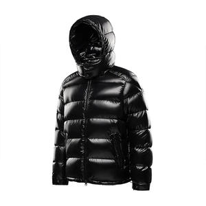 Veste matelassée pour homme de haute qualité, logo personnalisé, streetwear d'hiver, capuche, col montant, respirante, logo personnalisé, livraison DDP - Product Image 1