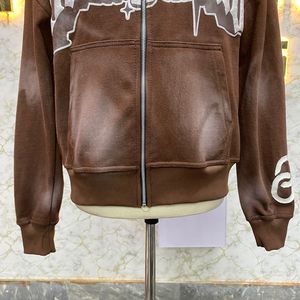 Nouvel arrivage, meilleur prix, sweat à capuche zippé le plus demandé, imprimé d'usine, sweat à capuche fabriqué à bas prix pour hommes - Product Image 2