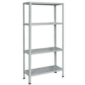 MINIEURO Kit d'étagères emboîtables gris RAL 7038 E550G 4 unités - 75x30x150cm - Product Image 1