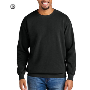 Sweat-shirt unisexe de qualité supérieure avec logo personnalisé, 100 % coton, doublure polaire, tissu tricoté respirant et anti-plis 340g, collection 2026 - Product Image 2