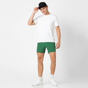 กางเกงขาสั้นลำลองผู้ชายคุณภาพพรีเมียม เอวกลาง กันน้ำ ระบายอากาศได้ดี ผ้าฝ้าย 100% ลายเรียบ สีพื้น ราคาถูก ผลิตในปากีสถาน - Product Image 4