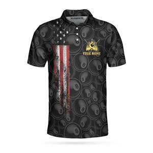 Maillot de billard personnalisé en tissu doux, léger et à séchage rapide, idéal pour les équipes, les séances d'entraînement, les championnats et les clubs - Product Image 3