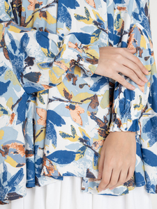 Elegante alta calidad rayón Namaz Dupatta personalizado 2024 estampado Floral largo étnico al aire libre vestido de oración para musulmán tradicional - Product Image 4