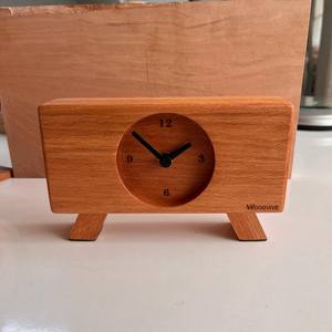 Reloj de mesa de madera de alta calidad que se adapta perfectamente a estilos de decoración rústicos, escandinavos, vintage o contemporáneos 2k26 - Product Image 5
