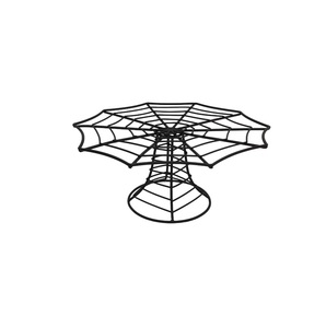 Recién llegado, soporte de pastel de forma redonda de Metal, acabado negro para boda, fiesta de cumpleaños, soporte de exhibición hecho a mano a granel - Product Image 1