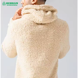 Sweat à capuche unisexe personnalisé en polaire épaisse - Respirant, séchage rapide, polyester/coton, couleur unie, manches longues, sport, gym - Product Image 3
