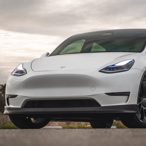 Nouveau séparateur de pare-chocs avant en fibre de carbone pour <span class=keywords><strong>Tesla</strong></span> <span class=keywords><strong>Model</strong></span> Y - Product Image 4