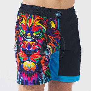 กางเกงขาสั้น MMA ของผู้ชายกางเกงขาสั้นแบบแห้งเร็วระบายอากาศได้ดี - Product Image 4