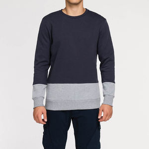 OEM Vêtements de ville décontractés personnalisés pour hommes, sweatshirt, nouveau style de vêtements d'hiver, teinture unie avec broderie du logo - Product Image 1