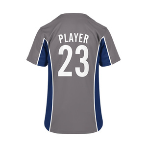 Maillot de baseball imprimé personnalisé pour hommes avec logo brodé Vêtements de sport respirants Options de taille plus pour les amateurs de sport - Product Image 2