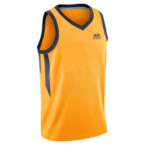 Maillot de basketball pour homme, haute performance, respirant, léger, écologique, été, sans manches, design personnalisé, 100% polyester - Product Image 4