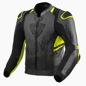 Nueva chaqueta de cuero de moto de carreras Chaqueta de cuero de moto Lisa ajustada hecha en Pakistán - Product Image 5