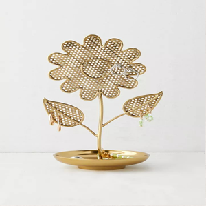 Arbre à bijoux en or, présentoir, collier porte-bracelet. Disponible aux prix de gros. - Product Image 5