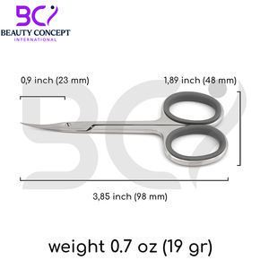 Tijeras para Cutículas de Acero Inoxidable para Manicura y Pedicura, Tijeras para Uñas con Punta Afilada para Eliminar Cutículas, Uñas Encarnadas y Piel Muerta - Product Image 3