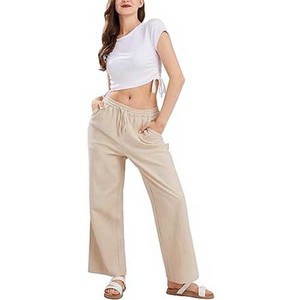 2025 femmes Premium sport vêtements de sport haute couture pantalon évasé en gros pas cher haute qualité pantalons pour femmes - Product Image 4