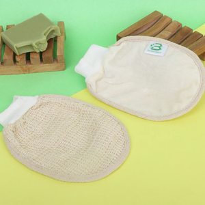 Gants Ramie Premium pour exfolier les peaux mortes Brosses de bain Éponges et épurateurs pour une application efficace des mains - Product Image 1