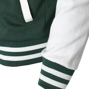 Custom Embroidery Front Vintage Winter Sports Bomber Button-Up Letterman College <b>Baseball</b> <b>Jacket</b> <b>for</b> <b>Men</b> OEM Waterproof - Product Image 5