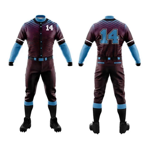 Conjunto Deportivo de Béisbol y Sóftbol Personalizado por Sublimación, 100% Poliéster, Secado Rápido y Transpirable, Camisetas y Pantalones con Impresión de Equipo - Product Image 4