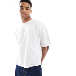 เสื้อยืดพิมพ์ลายกราฟิกสีดำสีสันสดใสขนาดสหรัฐ/อังกฤษสั่งทำได้ OEM/ODM 220กรัมน้ำหนักผ้าทรงหลวมเสื้อยืดบังคลาเทศ - Product Image 5