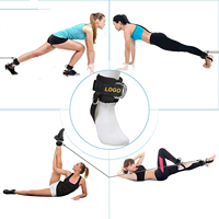 Sangles de cheville de sport unisexe personnalisables de haute qualité, isolées, en nylon/polyester, avec fermeture auto-agrippante réglable, protection antidérapante