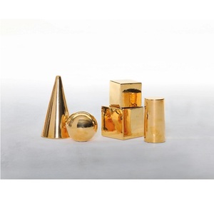 Objets de décoration d'intérieur en forme personnalisée finition dorée haut de gamme Accessoires de maison Cadeaux de Noël créatifs - Product Image 1