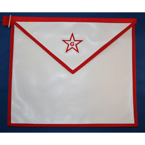 Tablier artisanal Scottish Rite Fellow Tabliers de conception maçonnique personnalisés brodés à la main de haute qualité sur mesure - Product Image 6