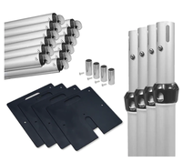 Supports réglables Topfinger pour rideaux et draperies, barres transversales, bases et cintres - Systèmes de draperie pour toiles de fond, salons professionnels