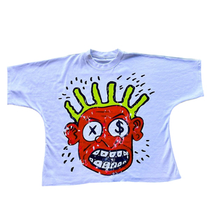 T-shirt à manches courtes pour homme personnalisé, de haute qualité, écologique, respirant, en coton/fibre de bambou, en tissu éponge français, vintage, grande taille - Product Image 1