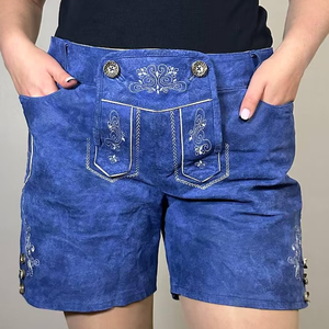 Authentique allemand Lederhosen pour hommes Oktoberfest bavarois Suede Shorts en cuir en gros traditionnel Festival Wear Buyers - Product Image 2