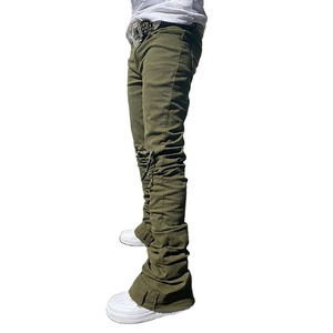 Service OEM, molleton 100% coton, coupe évasée, décontracté, respirant, écologique, hiver, multi-poches, fermeture à cordon, lavage moyen, homme - Product Image 4