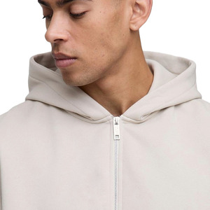 Zip Up personnalisé poids lourd surdimensionné 100% coton vierge polaire Streetwear pull à capuche pour hommes nouveaux sweats à capuche tendance - Product Image 6
