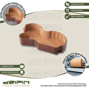 Made in Italy Customizable Lamb-Shaped Baking Molds Pure Cellulose <b>Nonstick</b> Microwave and Oven Safe - Product Image 3