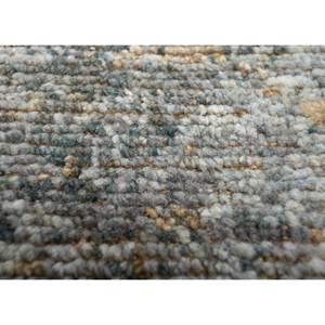 Alfombra de Lana Azul Entropía Anudada a Mano con Patrón Abstracto de Rompecabezas para Dormitorio o Pasillo, Modelo Rectangular de Felpa Reb-1489 - Product Image 3