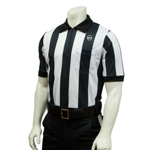 SHH Empire Shirts Sportswear <b>Black</b> White Striped Polyester/Cotton Fabric Moisture Management Breathable Anti-Bacterial Quick Dry - Product Image 2