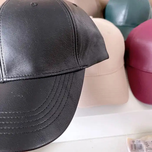 Gorras de Béisbol Clásicas de Cuero Genuino Marrón Oscuro con Parte Trasera Ajustable - Product Image 2