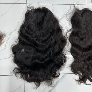 Venta al por mayor de cabello humano natural de la onda peluca 1B Color Natural extensión de cabello humano vietnamita - Product Image 6