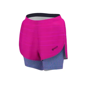 Shorts de course pour femmes avec logo, en spandex, Hot Shorts Sunrise Almond, taille XS - Product Image 1