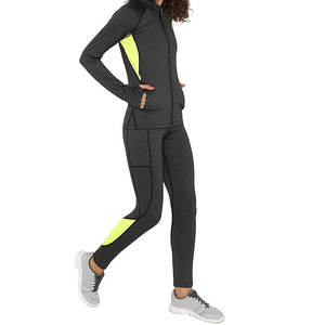 Couleur unie femmes survêtement Street Wear nouveauté femmes survêtement pour adulte personnalisé décontracté 100% coton survêtement dames - Product Image 3